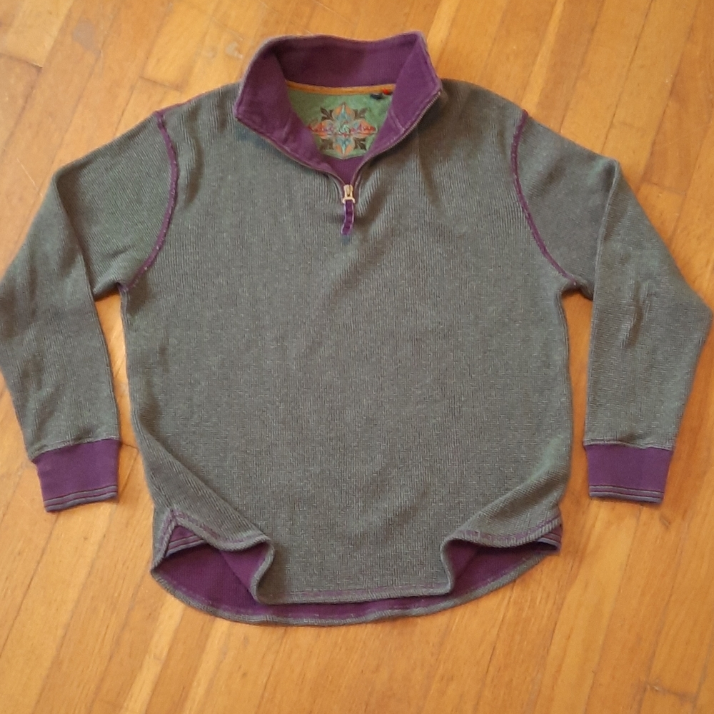 Robert Graham Waffle Pullover 1/4 Zip